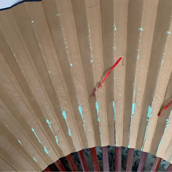 Vintage Asian Paper Fan